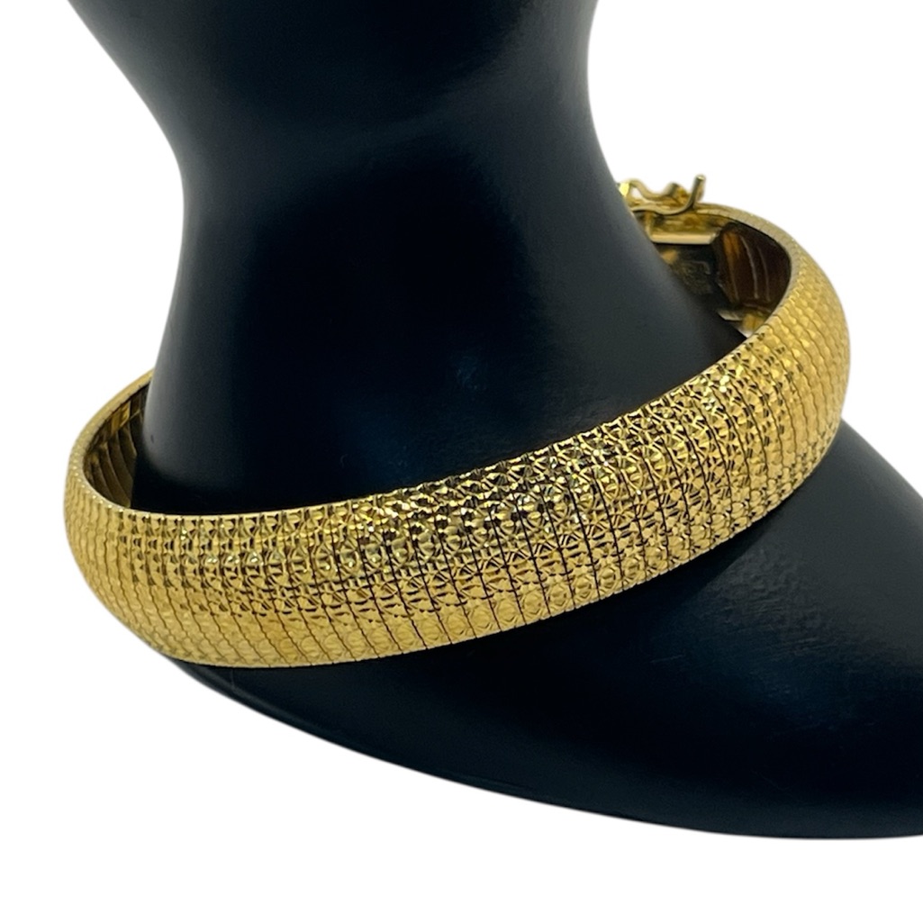 Dyadema Italy Gold Plated Bronze Mesh Bracelet